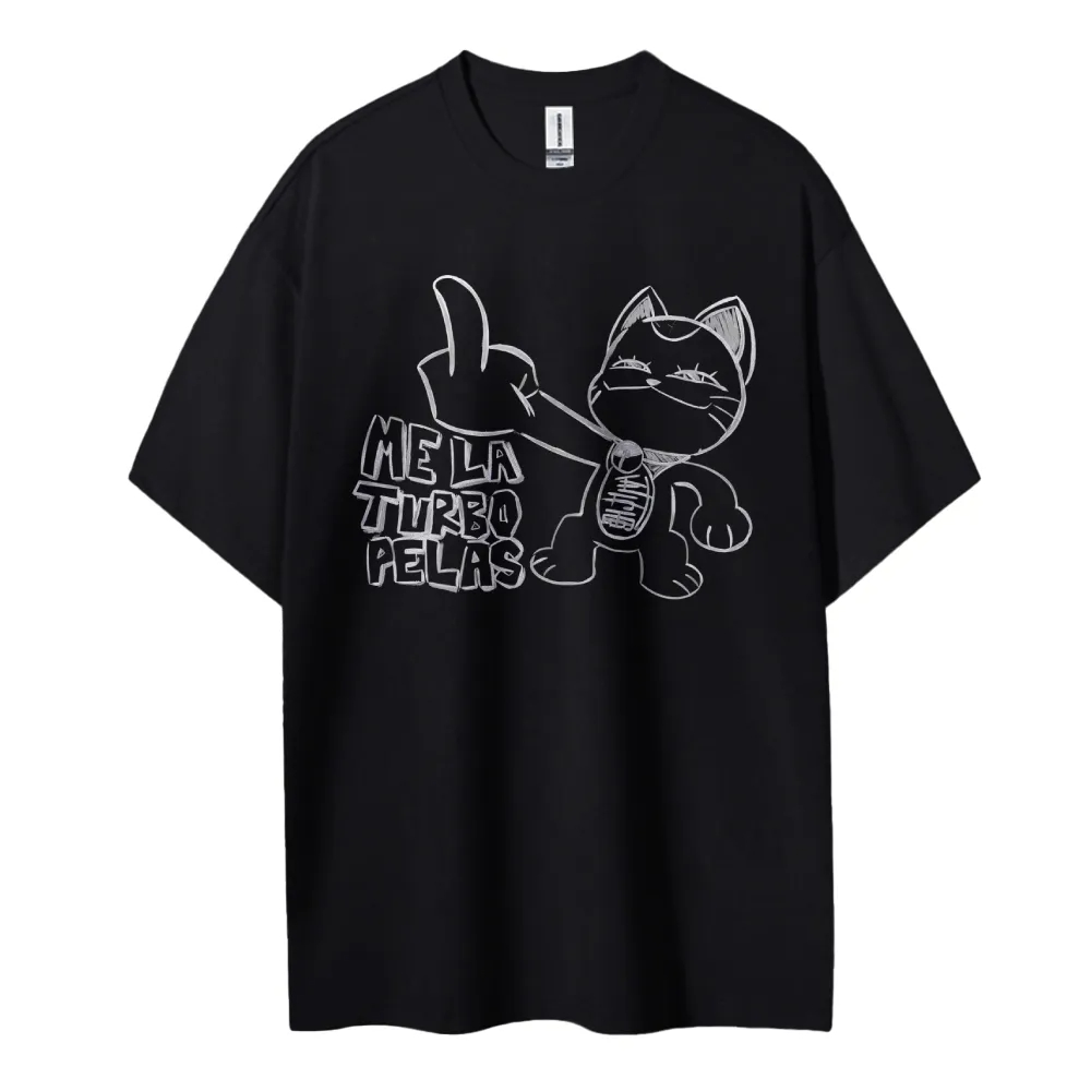Anime Merchandise Store Japan - Dandadan تي شيرت أنيمي القط الأوسط