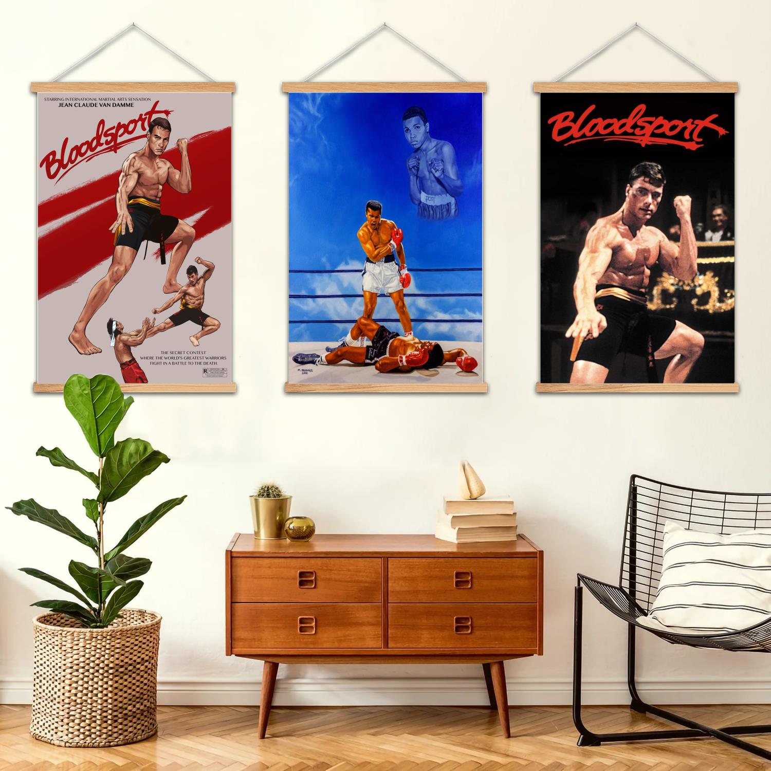 Art Print Framed - لوحة جدارية مؤطرة من Bloodsport ملصق