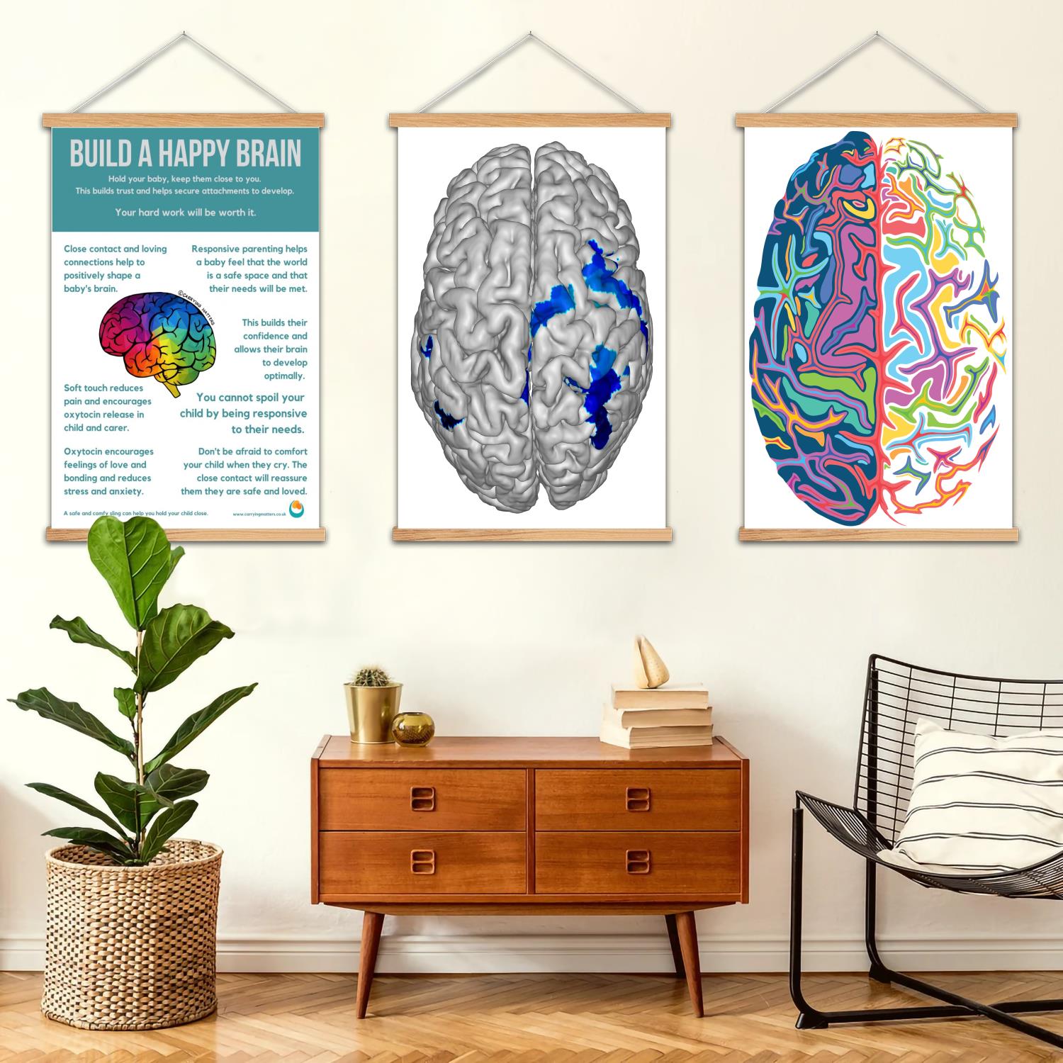 ملصق فني من القماش بإطار دماغي - مراجعة Art Print Framed وسعره