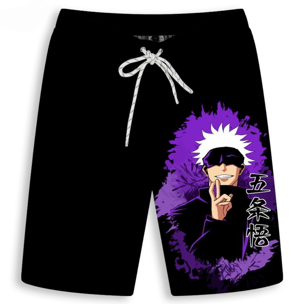 الرجال جوجو ساتورو السراويل ال - مراجعة Anime Merchandise Store Japan وسعره