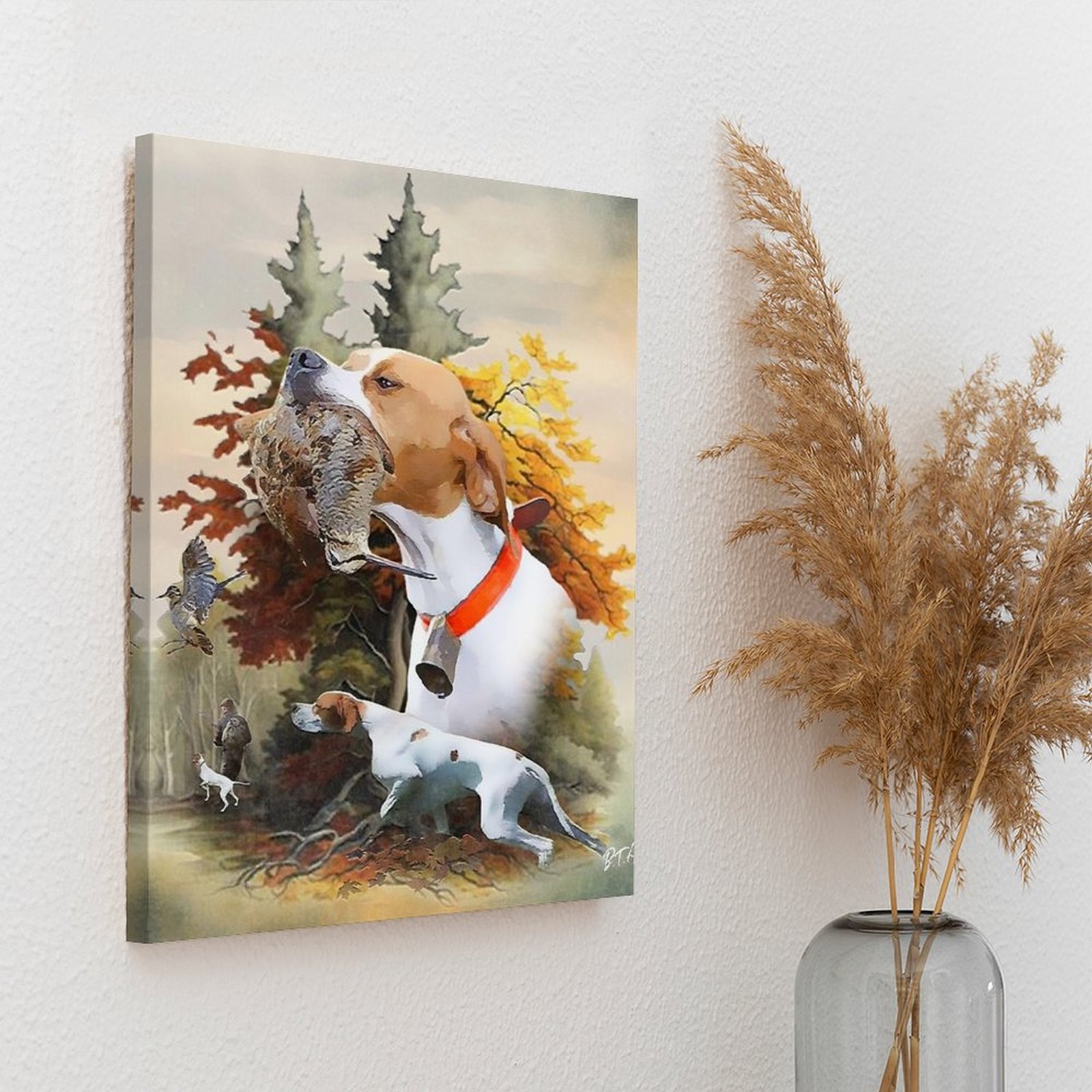 الإنجليزية مؤشر الخشب الصيد ال - مراجعة Art Print Framed وسعره